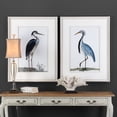thumbnail image 2 of Uttermost Shore Birds Wood Glass Framed Prints in Black/Blue/White (Set of 2), 2 of 3