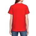 thumbnail image 7 of Wukai Red Youth Unisex Short Sleeve T-Shirt for Boys, Girls, Teens, and Kids-X-Small, 7 of 7