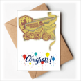 thumbnail image 1 of Graffiti Street Culture Yellow Motorcycle Pattern Wedding Cards Congratulations Greeting Envelopes, 1 of 3