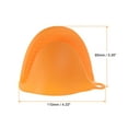 thumbnail image 2 of Guantes de Horno 2uds Unique Bargains Engrosados Silicona Calor Resistentes Naranja, 2 of 6