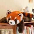thumbnail image 3 of Peluche PASHMAIRE con forma de panda rojo pesado de 45 cm, 3 of 7