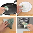 thumbnail image 5 of PiccoCasa Kitchen Dish Colth Tea Towel 6PCS Set for Cleaning Plaid Green, 5 of 7