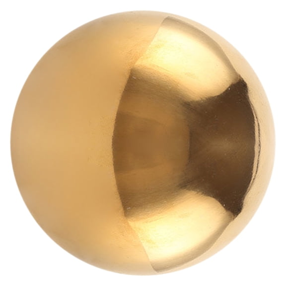 COMPUKAS Stainless Steel Gazing with Golden Finish, Modern Outdoor Lawn Decoration, Reflective Sphere for Garden and Yard, 1 Piece