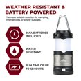 thumbnail image 4 of Cascade Mountain Tech Pop-Up IPX4 Water-Resistant LED Lantern with 4 Light Modes - 3 Pack , 4 of 7