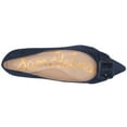 thumbnail image 3 of Sam Edelman Sonja Baltic Navy Suede Slip On Pointed Toe Buckle Ballet Flats (10, Baltic Navy Suede), 3 of 5