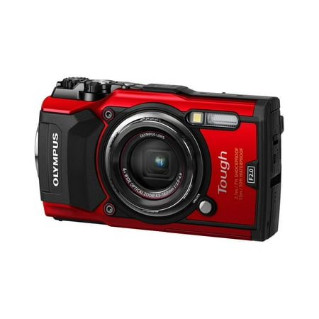 Olympus TG-5 Waterproof Camera with 3-Inch LCD, Red Used