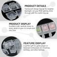 thumbnail image 3 of MasteelfCA 10Pcs Transparent Keycap Mechanical Keyboard Translucent Blank No Printed Keycap, 3 of 8
