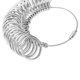 thumbnail image 1 of Ring Mandrel Metal Ring Sizer, Guías de Anillo de Herramientas de Mediciónica de Dedo Sizer de Dibro, Para Los Los Anillos de la Boda, 1 of 7