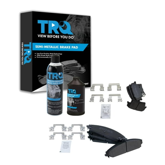 TRQ Direct Fit Brake Pads BFA20390 Fits Select 2005-2019 Chrysler 300 , 2009-2019 Dodge Challenger , 2006-2019 Dodge Charger , 2005-2008 Dodge Magnum