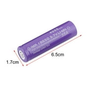 High Quality 2pcs/set 4000MAH 18650 ReC hargeable Batteries With C harger Purple