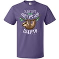 thumbnail image 3 of Inktastic Our 1st Mothers Day Together Cute Mom and Baby Sloth T-Shirt, 3 of 5