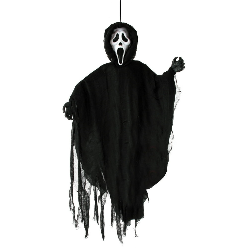 Ghost Face Hanging Figure Halloween Decoration Walmart