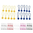 thumbnail image 3 of jinwen 10pcs Zip Zipper Pulls Cord Rope For Outdoor Travel Jacket Backpack Yellow, 3 of 9
