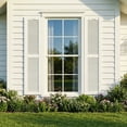 thumbnail image 2 of Barara King Shutters for Windows with Premium Board and Batten, Modern Shutters with Easy Mount for Farmhouse, Home Office, Living Room, Bedroom, White(14"*55"), 2 of 8