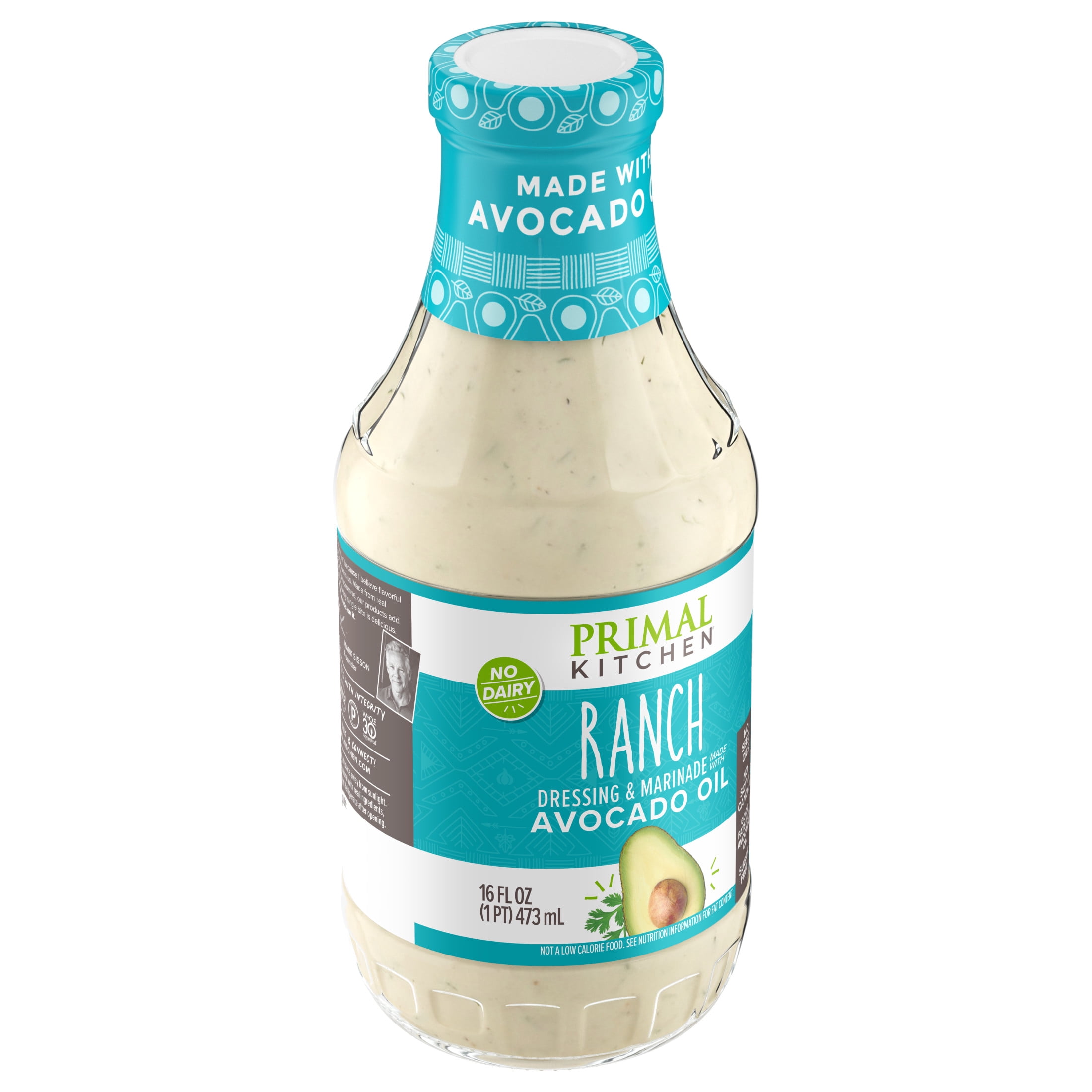 Primal Kitchen Ranch Dressing, 16 oz