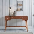 thumbnail image 4 of Lexicon Frolic Wood Counter Height Writing Desk in Brown, 4 of 5