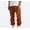 Orange#, variant on Xysaqa Men's Casual Multi Pockets Cargo Pants Cotton Relaxing Fit Straight Outdoor Work Pants Trousers