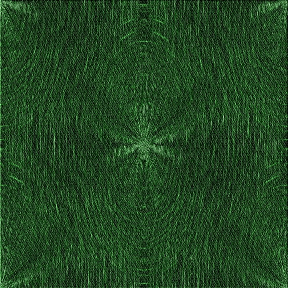 Ahgly Company Indoor Square Patterned Green Area Rugs, 8' Square