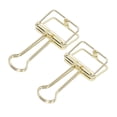 thumbnail image 4 of Paper Clamps,80Pcs Hollow Binder Clips Hollow Binder Clips Small Binder Clips Convenient Use, 4 of 5
