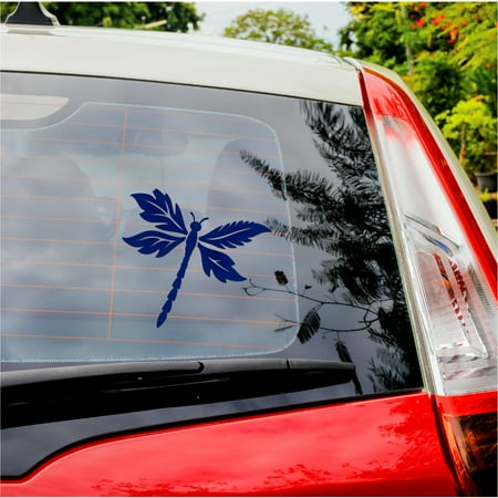 (2 Pcs Navy Blue 8.6 x 8.0 ) - No Background - Waterproof of DRAGON FLY Sticker Decal for Laptops Water Bottles Cars Trucks Wall Ideal Gift - 925VER1K15075AB