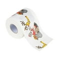 thumbnail image 1 of Toystoory Papel higiénico impreso con tema navideño, papel higiénico para el hogar, Hotel, baño, rollo de papel tisú, decoración navideña Kits de decoración para fiestas, 1 of 6