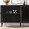 thumbnail image 5 of Black Accent Wooden Cabinet / All-Purpose for Kitchen and Entryway, 5 of 5