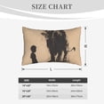 thumbnail image 4 of Daiia Child And Lion Sketch Bedding Waterproof Pillow Protector Zippered Queen – Bed Bug Proof Pillow Encasement-16"x24", 4 of 6