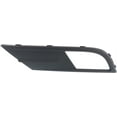 thumbnail image 4 of Fog Light Trim Compatible with 2015-2018 Volkswagen Jetta Front, Left Driver Textured Black, 4 of 5