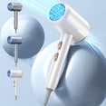 thumbnail image 1 of Fiudx Secador de Pelo, Iónico, de Secado Rápido, con Control de Temperatura Silencioso, Motor Sin Escobillas, Diseño Ligero y Compacto, para Uso Doméstico, Dormitorio, Sala de Estar, Blanco, Azul y G, 1 of 7