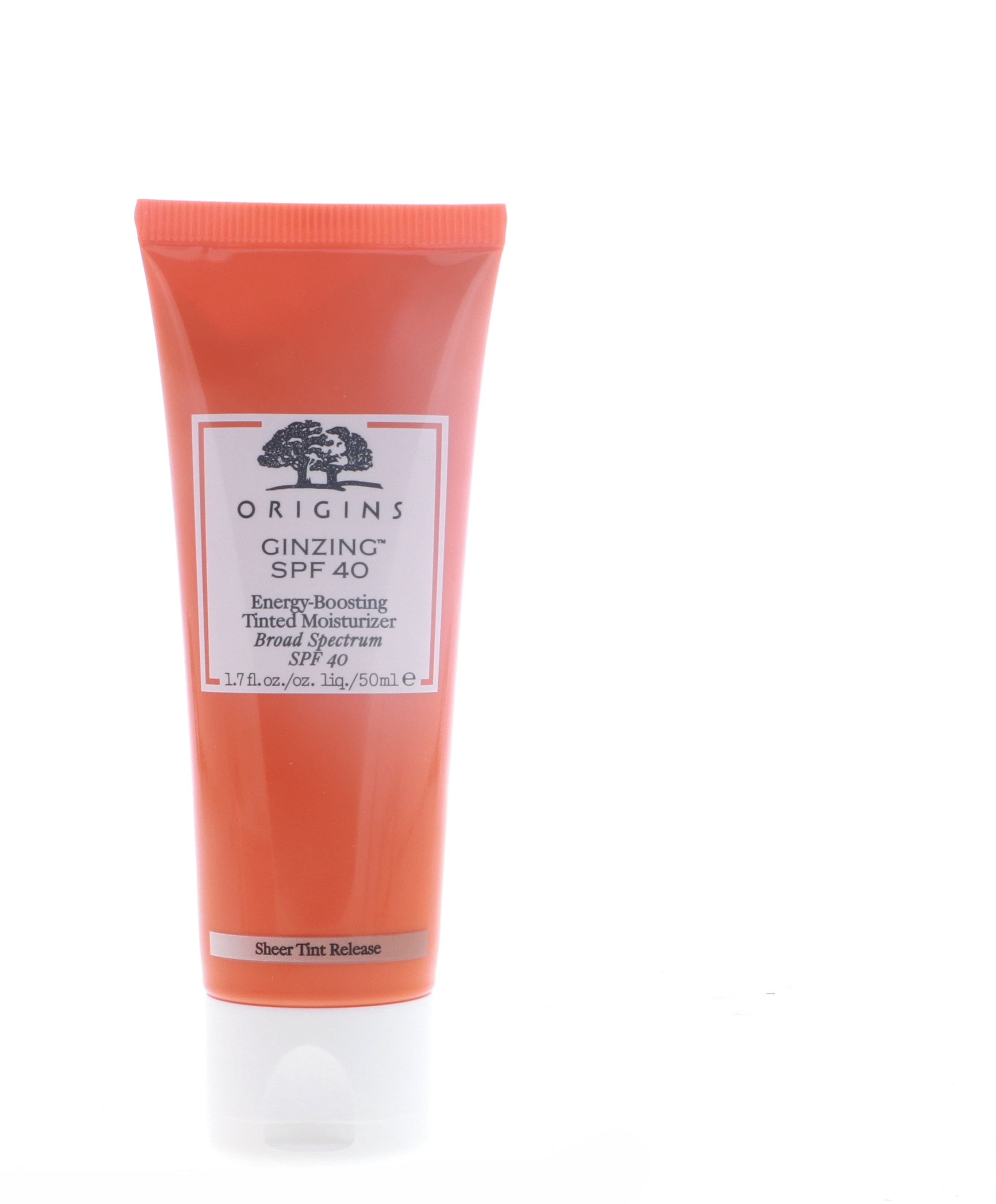 Ginzing Energy-Boosting Tinted Moisturizer SPF 40 by Origins for Unisex - 1.7 oz Sunscreen