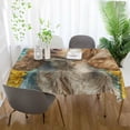 thumbnail image 5 of DEIARA Cocker Spaniel Dog Square Tablecloth 60×108in Polyester Fabric Tablecloth Washable Dust Resistant Wrinkle Resistant, 5 of 9