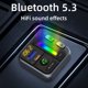 thumbnail image 2 of Bluetooth 5,3 Transmisor FM Adaptador de Coche Cargador de Coche 42W PD30W HIFI Efecto de Sonido Inalámbrico Manos Llamada USB Reproductor de MP3, 2 of 5