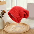 thumbnail image 2 of QQAMB Beanie Hat Slouchy Cap Winter Warm Headwear Stretch Knitted Hats Casual Loose Caps Outdoor for Women Men, 2 of 3