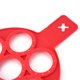 thumbnail image 4 of 1Pc hogar antiadherente fantástico panqueque anillo de silicona fabricante cocina freír huevos molde para tortillas rojo, 4 of 8
