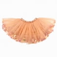thumbnail image 2 of Godom Toddler Girls Puff Ball Tutu 6M-4T Layered Princess Birthday Dresses Rainbow Ballet Tulle Skirt,Khaki, 2 of 5