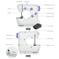 thumbnail image 2 of Amdohai Portable Double Thread & Speed Electric Household Sewing Machine with Cutter & Light, 2 of 7