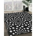 thumbnail image 2 of Ahgly Company Indoor Rectangle Patterned Black Novelty Area Rugs, 4' x 6', 2 of 6