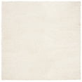 thumbnail image 2 of SAFAVIEH August Carlene Solid Plush Shag Area Rug, Ivory, 6'7" x 6'7" Square - Modern Design, Ivory, Non-Shedding & Easy Cleaning, Ultra Plush Thick Pile, Ideal for Living Room, Bedroom, 2 of 10