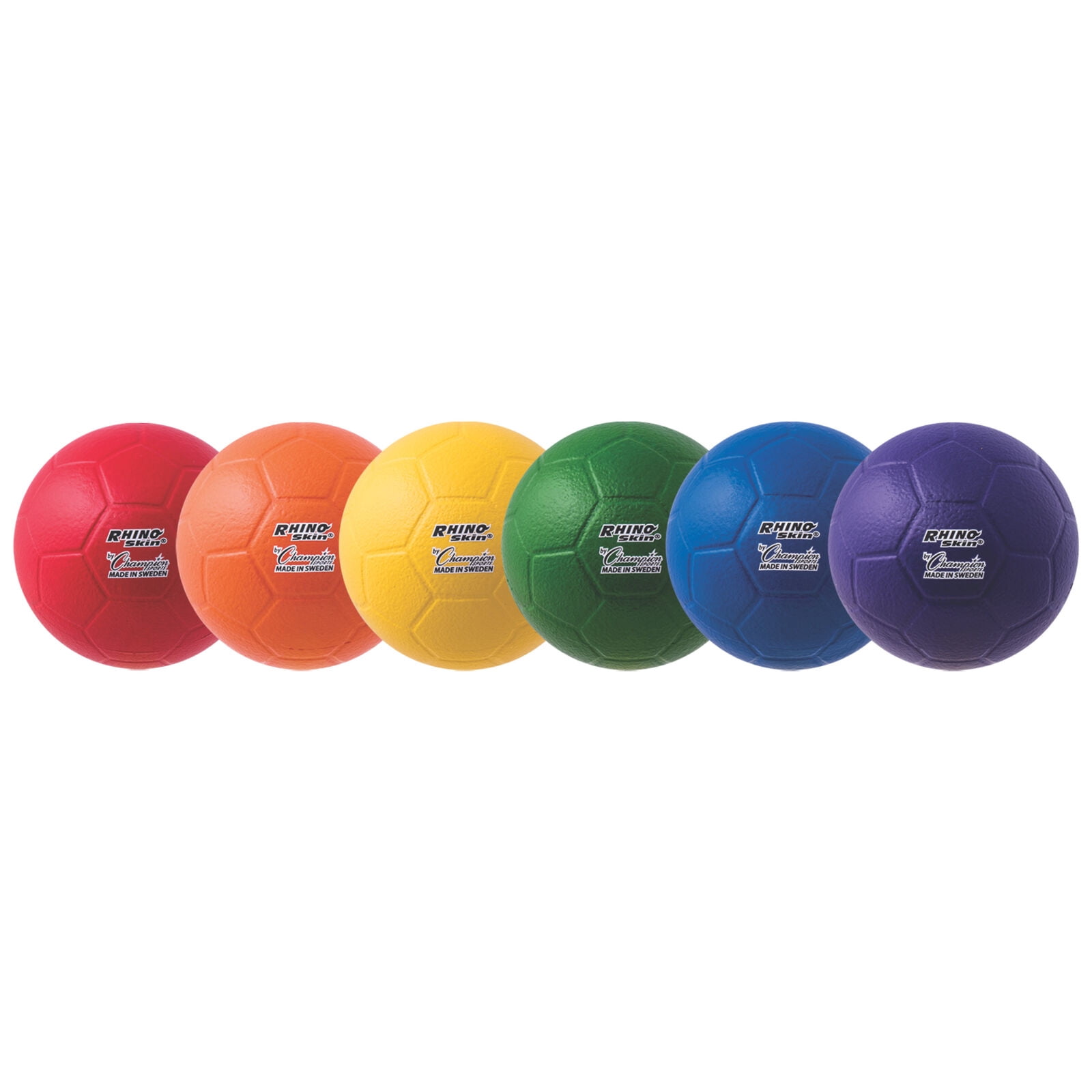 Champion Sports Rhino Skin Molded Foam Size 4 Soccer Ball, Red