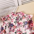 thumbnail image 5 of NAFUU Girls Skirt Sets 2 Piece Back To School Outfit Long Sleeve Floral Blouse Button Down Shirts and A-Line Pleated Skirts Casual Wear 8-9 Years, 5 of 9
