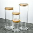 thumbnail image 3 of Glass Jars with Airtight Lids Large Durable Storage Jar for Sauces Pickled Vegetables  2, 3 of 8