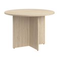 thumbnail image 1 of 42W Round Conference Table with Wooden Base in Natural Elm - Engineered Wood, 1 of 7