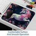 thumbnail image 6 of Unicorn 8.3x9.8 Inch Square Printed Desk Mat Mouse Pad for Office and Gaming, Non-Slip Rubber Bottom, 6 of 6