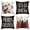Black, variant on Sm:)e Snowman Let It Snow Winter Christmas Pillow Covers 18 x 18 Inch, Set of 4, Xmas Holiday Decorative Outdoor Pillow Case Red Cushion Sofa Couch