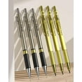 thumbnail image 3 of Nicpro 29PCS Art Mechanical Pencils Set in Leather Case, Gold Metal Drafting Pencil 0.5, 0.7, 0.9 mm, 2mm Lead Pencil Holders for Sketching Drawing With 15 Tube (4B 2B HB 2H 4H & Colored)Lead Refills, 3 of 5