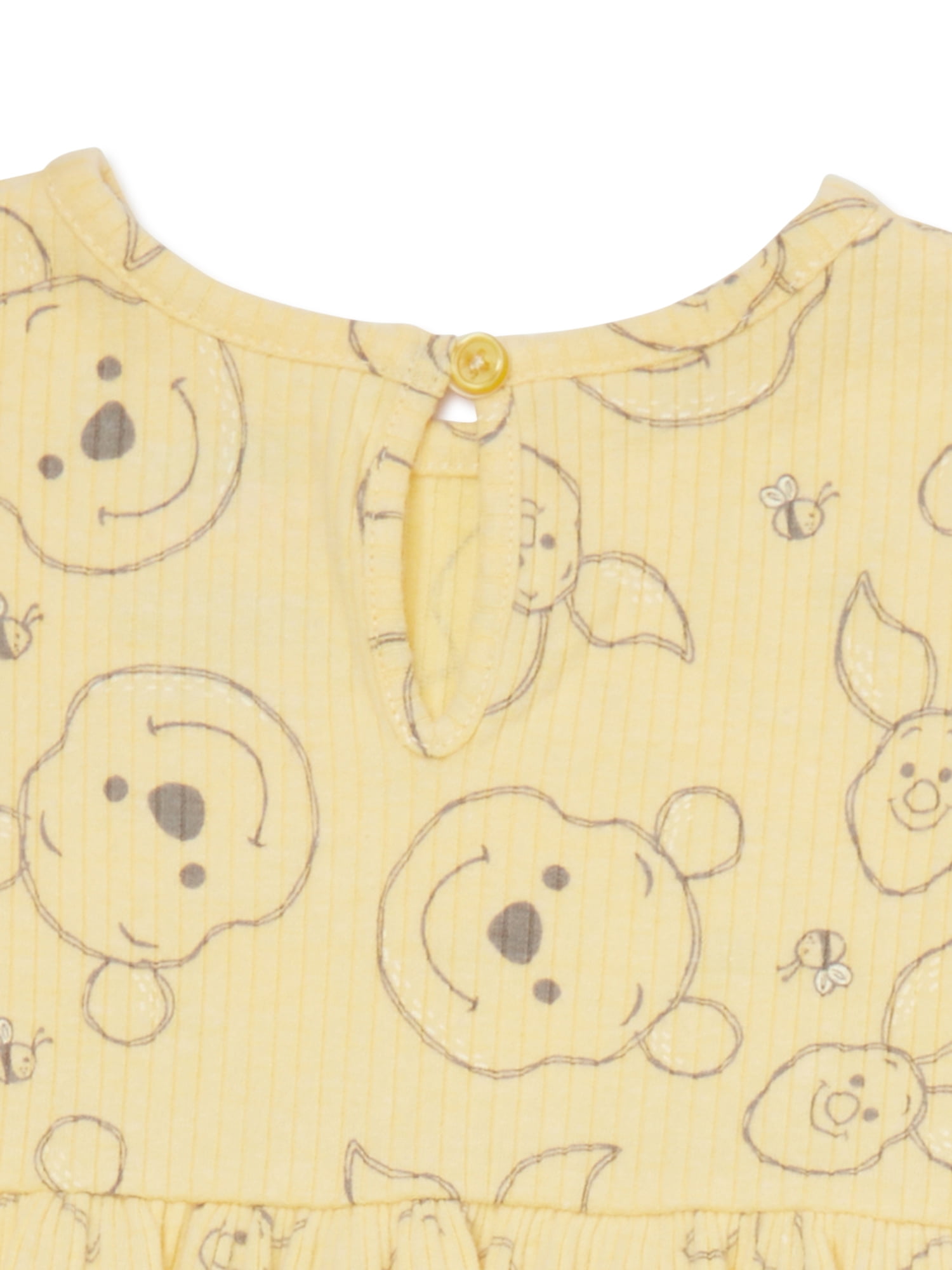 Disney Winnie the Pooh Baby Girls Top, Pants and Headband, 3-Piece Set, Sizes 0/3-24 Months