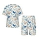 thumbnail image 1 of Balery Butterfly Conjunto de Pijama Infantil de Manga Corta con Estampado – Ropa de Dormir de Algodón Suave-Small, 1 of 6