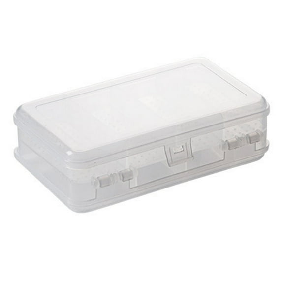 Xinhuaya 10 Grids Double Layers Jewelry Empty Storage Case Box Craft Makeup Cosmetic Beads Pills Organizer