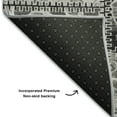 thumbnail image 3 of Addison Rugs Mayfield Washable Transitional Panel Gray Round Rug, 8' x 8', 3 of 5