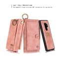 thumbnail image 3 of Galaxy S9 Plus Wallet Detachable Case, Dteck [wrist band][14 Card Slots] Zipper Purse Phone Case Multi-functional Folio Flip PU Leather Removable Magnetic Back Cover For Samsung Galaxy S9+,Pink, 3 of 10